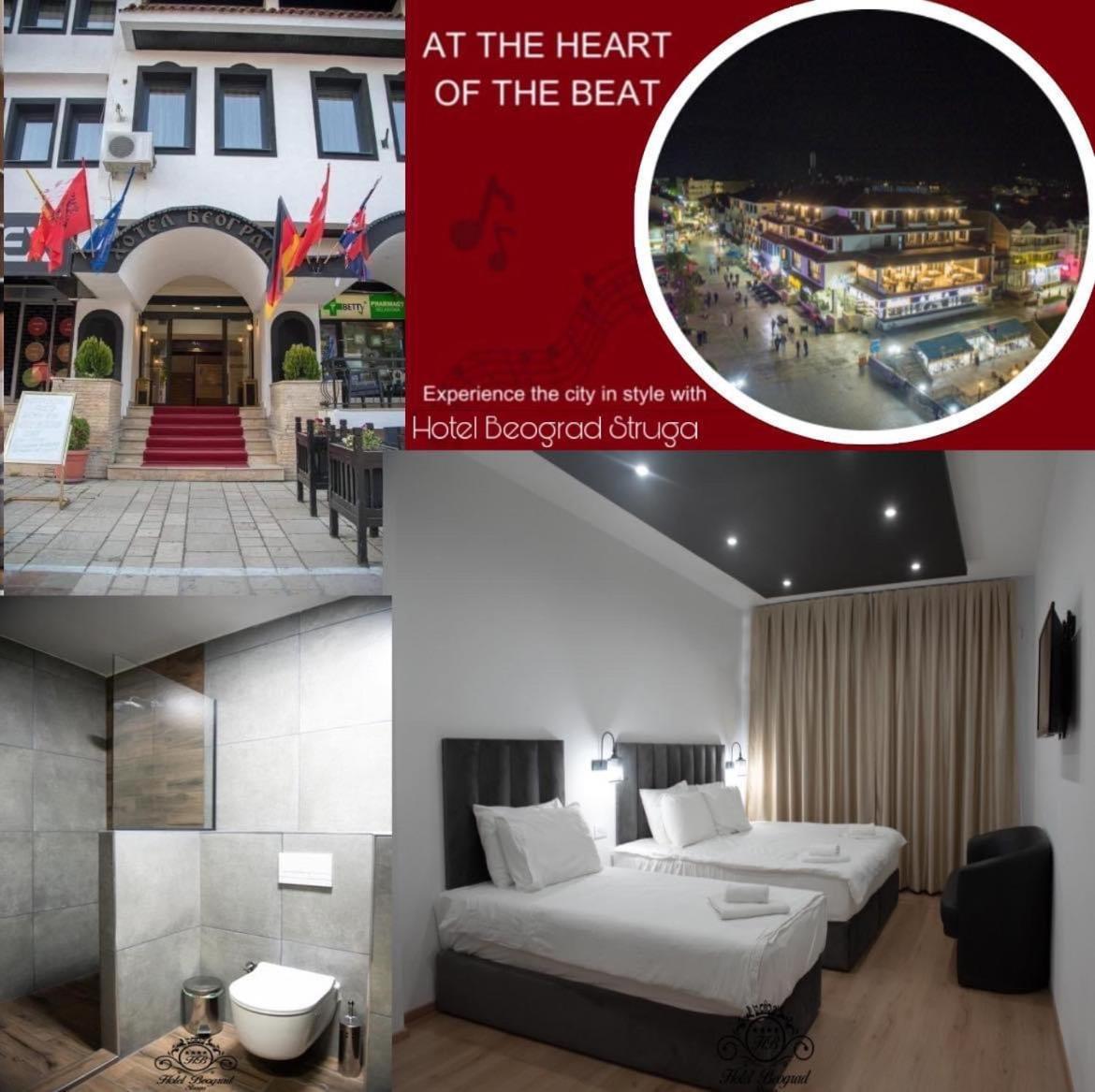 Hotel Beograd Струга Екстериор снимка